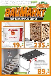 Globus-Baumarkt Prospekt "WER BAUT BRAUCHT GLOBUS" für Moers, 18 Seiten, 29.01.2023 - 04.02.2023 Globus-Baumarkt Prospekt "WER BAUT BRAUCHT GLOBUS" für Moers, 18 Seiten, 29.01.2023 - 04.02.2023