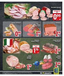EDEKA Salami im Prospekt 