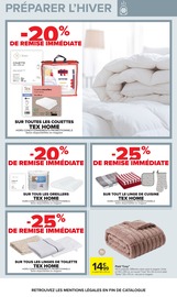 Promos Couette dans le catalogue "Carrefour" de Carrefour Couette en promo dans le catalogue Carrefour à la page 63