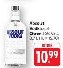 Vodka Citron im Angebot bei EDEKA in Pirmasens Vodka Citron Angebote von Absolut bei EDEKA Pirmasens für 10,99 €