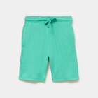 Short jogging droit taille élastiquée vert menthe garçon à 3,49 € dans le catalogue La Halle