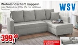 Wohnlandschaft Kappeln Angebote von WSV bei Die Möbelfundgrube Mainz für 399,99 €