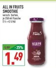 ALL IN FRUITS SMOOTHIE bei Marktkauf im Ibbenbüren Prospekt für 1,49 €