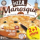 Pizza Surgelée Chèvre, Miel, Emmental, Mozzarella - LA PIZZA DE MANOSQUE en promo chez Intermarché Hyper Pizza Surgelée Chèvre, Miel, Emmental, Mozzarella - LA PIZZA DE MANOSQUE dans le catalogue Intermarché Hyper