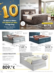 Aktueller HARDECK Prospekt mit Bett, "10 % Rabatt auf alles. 10 Jahre in Hilden. 10 Tage lang.", Seite 8