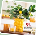 Vase céramique Yucatan en promo chez Maxi Bazar Villeurbanne à 9,99 €