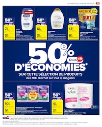 Prix et réduction Shampooing dans le prospectus Carrefour en cours Offre Shampooing dans le catalogue Carrefour du moment à la page 69