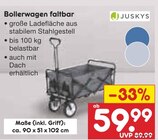 Bollerwagen faltbar Angebote von Juskys bei Netto Marken-Discount Hoyerswerda für 59,99 €