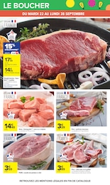 Prix et réduction Poitrine De Porc dans le prospectus Carrefour en cours Offre Poitrine De Porc dans le catalogue Carrefour du moment à la page 30