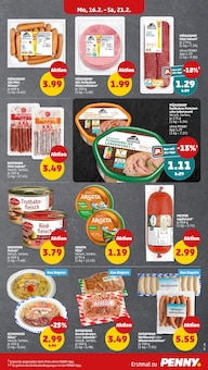 Wurst im Penny Prospekt "Wer günstig will, muss Penny." mit 38 Seiten (Regensburg)