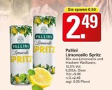 Limoncello Spritz bei WEZ im Prospekt "" für 2,49 €