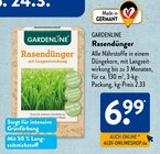 Rasendünger Angebote von GARDENLINE bei ALDI SÜD Euskirchen für 6,99 €