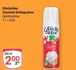 Gourmet Schlagsahne im Angebot bei GLOBUS in Homburg Gourmet Schlagsahne Angebote von Glücksklee bei GLOBUS Homburg für 2,00 €
