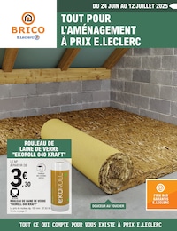 Catalogue Supermarchés E.Leclerc en cours à Saint-Jean-de-Monts et alentours, TOUT POUR L'AMÉNAGEMENT À PRIX E.LECLERC, 16 pages, 24/06/2025 - 12/07/2025