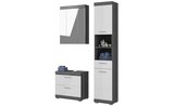 Aktuelles Badmöbel-Set SCHLOONSEE 3 teilig bestehend aus: Hochschrank Waschbeckenunterschrank Spiegelschrank Hochschrank Waschbeckenunterschrank Spiegelschrank Schloonsee Angebot bei Höffner in Erlangen ab 339,00 €