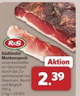 Südtiroler Markenspeck von R&S im aktuellen combi Prospekt