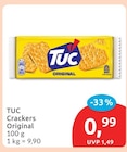 Crackers Original von TUC für 0,99 € bei budni im Angebot Crackers Original von TUC im aktuellen budni Prospekt