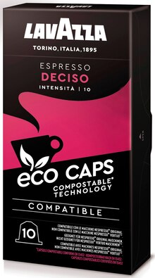 Éco-capsules de café compostables Deciso Intensita - Monoprix à Pantin Éco-capsules de café compostables Deciso Intensita en promo chez Monoprix Pantin à 2,02 €