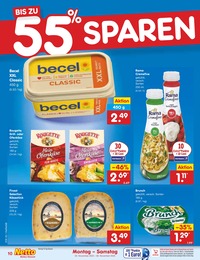 Ofenkäse Angebot & Preis im aktuellen Netto Marken-Discount Prospekt Ofenkäse Angebot im aktuellen Netto Marken-Discount Prospekt auf Seite 10
