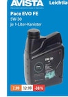 Pace EVO FE 5W-30 Angebote von Avista bei V-Markt Augsburg für 7,99 €