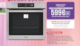 Four encastrable - Whirlpool en promo chez Extra Levallois-Perret à 599,90 €