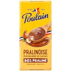 Tablette de Chocolat Lait Pralinoise - POULAIN en promo chez Carrefour Market Angers à 3,25 €