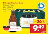 Bitburger  Premium Biere Pils oder Radler bei Netto Marken-Discount im Riegelsberg Prospekt für 9,49 €