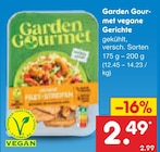 vegane Gerichte von Garden Gourmet im aktuellen Netto Marken-Discount Prospekt
