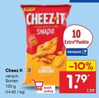 Aktuelle Chips Angebote bei Netto Marken-Discount in Hildesheim Aktuelles Cheez It Angebot bei Netto Marken-Discount in Hildesheim ab 1,79 €