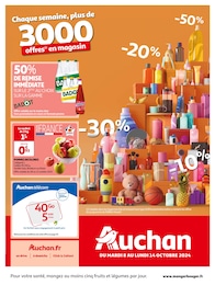 Prospectus Auchan Hypermarché "Chaque semaine, plus de 3000 offres en magasin", 48 pages, 08/10/2024 - 14/10/2024