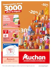 Catalogue Supermarchés Auchan Hypermarché en cours à Port Camargue et alentours, "Chaque semaine, plus de 3000 offres en magasin", 48 pages, 08/10/2024 - 14/10/2024