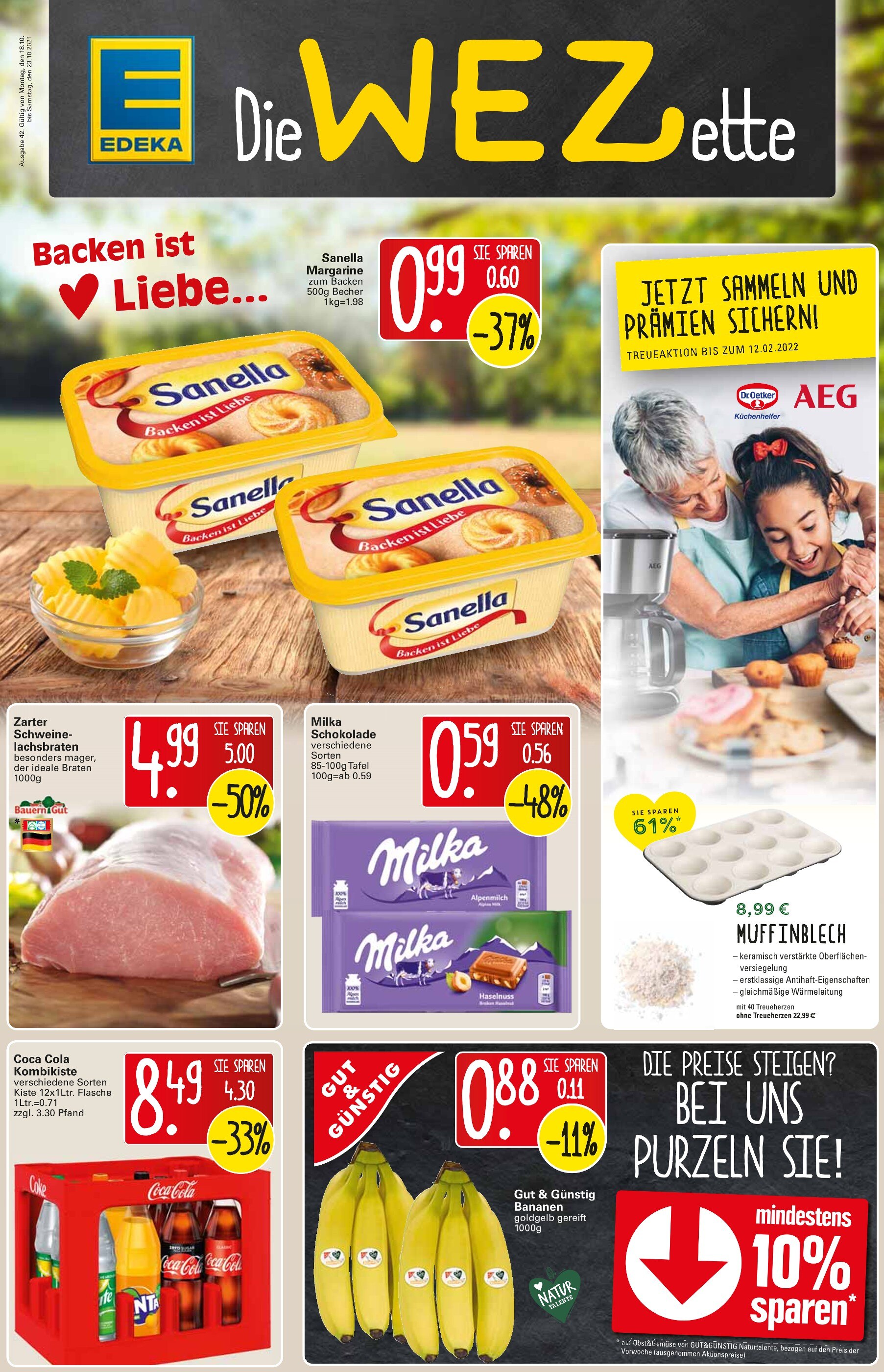WEZ Prospekt für Vlotho mit 14 Seiten WEZ Prospekt für Vlotho: "Die WEZette", 14 Seiten, 18.10.2021 - 23.10.2021