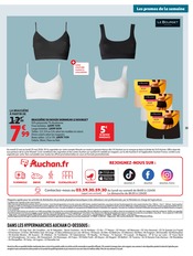 Promos Lingerie Femme dans le catalogue "COMME EN ITALIE" de Auchan Hypermarché Lingerie Femme en promo dans le catalogue Auchan Hypermarché à la page 35
