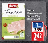 EDEKA - Finesse Schinken Angebot im Prospekt Finesse Schinken bei EDEKA im Prospekt "" für 2,42 €