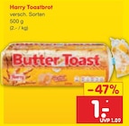Toastbrot im Angebot bei Netto Marken-Discount in Osnabrück Toastbrot Angebote von Harry bei Netto Marken-Discount Osnabrück für 1,00 €