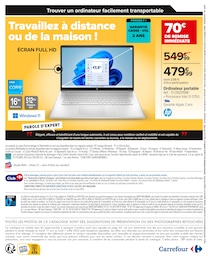 Offre Ordinateur Portable dans le catalogue Carrefour du moment à la page 2