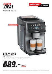 Kaffee im MediaMarkt Saturn Prospekt Kaffee im MediaMarkt Saturn Prospekt 0% Finanzierung auf S. 9