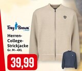 Herren-College-Strickjacke im Angebot bei Kaufhaus Stolz in Rostock Herren-College-Strickjacke Angebote von Tony Brown by Stolz bei Kaufhaus Stolz Rostock für 39,99 €