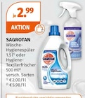 Textilreinigung im Müller Prospekt Wäsche-Hygienespüler von Sagrotan im aktuellen Müller Prospekt für 2,99 €