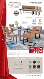 Esszimmer im Polstermöbel Fischer Prospekt "Spektakuläre Neueröffnung" auf Seite 25