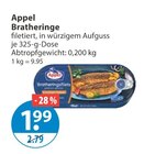 Bratheringe im V-Markt Prospekt Bratheringe von Appel im aktuellen V-Markt Prospekt für 1,99 €