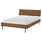 Bettgestell braun Nussbaumnachbildung 160x200 cm von RÅDMANSÖ im aktuellen IKEA Prospekt