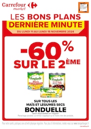 Prospectus Carrefour Market à Modane, "LES BONS PLANS DERNIÈRE MINUTE", 3 pages, 11/11/2024 - 18/11/2024