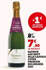 Promo Saumur AOP brut cuvée premium millésimée 2021 à 7,90 € dans le catalogue Super U à Mandeure