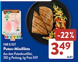 ALDI SÜD Bad Soden-Salmünster - Puten-Minifilets Angebot im Prospekt Puten-Minifilets bei ALDI SÜD im Bad Soden-Salmünster Prospekt für 3,49 €