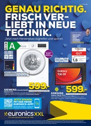 Der aktuelle EURONICS Prospekt Der aktuelle EURONICS Prospekt GENAU RICHTIG. FRISCH VERLIEBT IN NEUE TECHNIK.