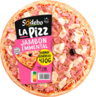 PIZZA JAMBON EMMENTAL SODEBO - SODEBO - Auchan Supermarché à Colmar PIZZA JAMBON EMMENTAL SODEBO - SODEBO en promo chez Auchan Supermarché Colmar à 3,18 €