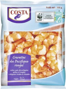 Crevettes du Pacifique Rouges surgelées - Géant Casino à Mulhouse Crevettes du Pacifique Rouges surgelées en promo chez Géant Casino Mulhouse à 7,80 €