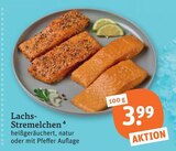 Aktuelle Lachs Angebote bei tegut in Darmstadt Aktuelles Lachs-Stremelchen natur Angebot bei tegut in Darmstadt ab 3,99 €