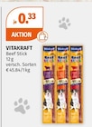 Beef Stick von Vitakraft im aktuellen Müller Prospekt für 0,33 €